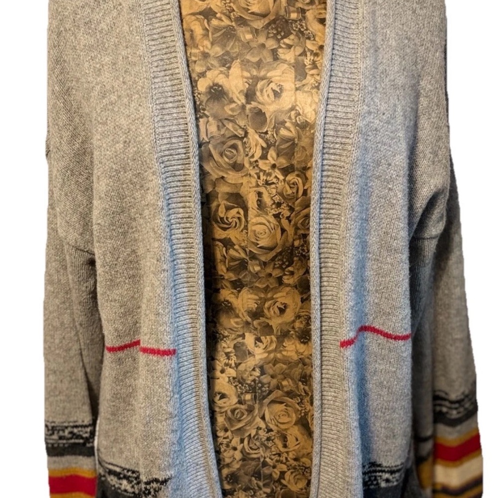Anthropologie- Sparrow Wool Mohair Blend Capitana Cardigan Size Large